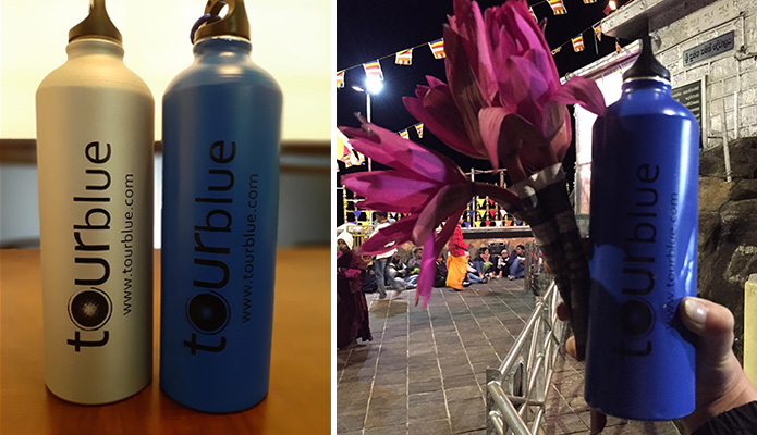 New eco-friendly reusable metal water bottles by Tour Blue
